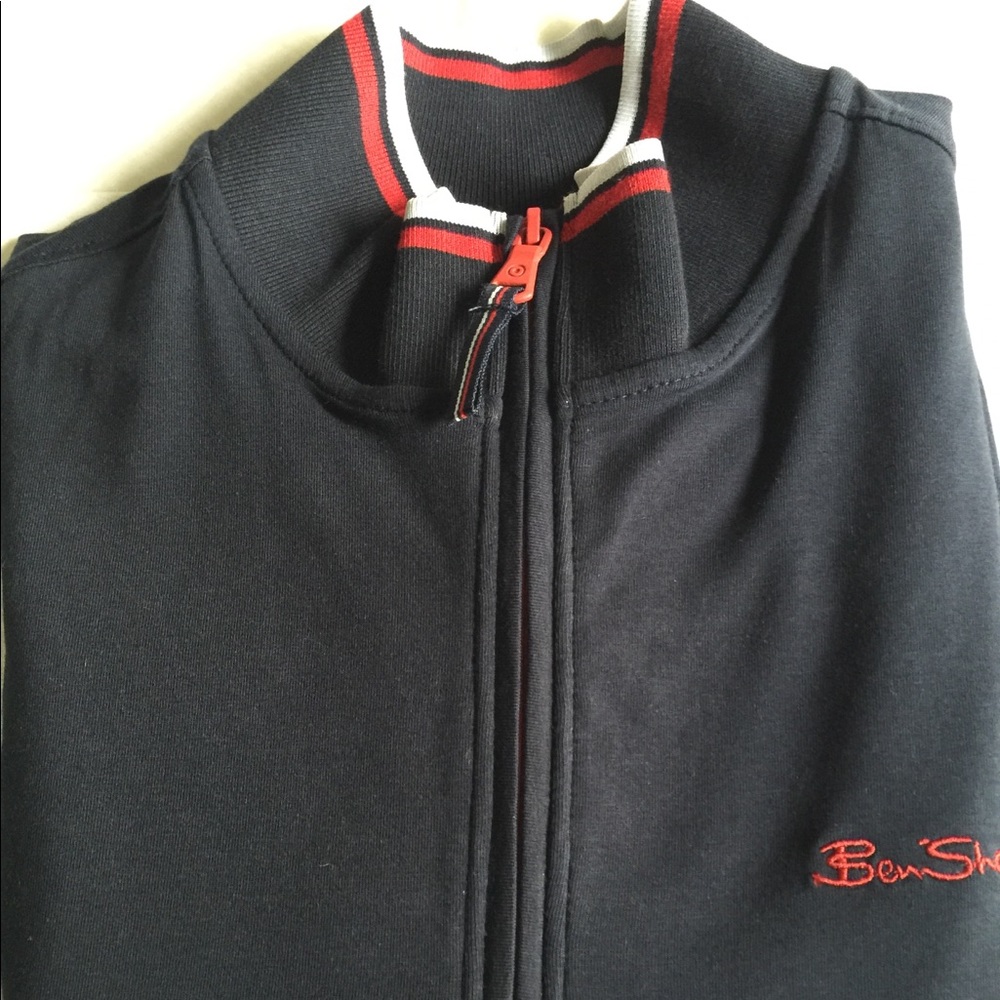 Ben Sherman pull-over with zipper collar